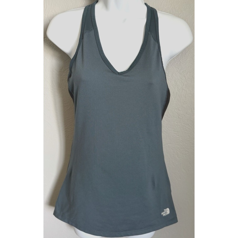 North Face Tank Top Womens Small Blue Sleeveless Lightweight Stretchโ Flashdry